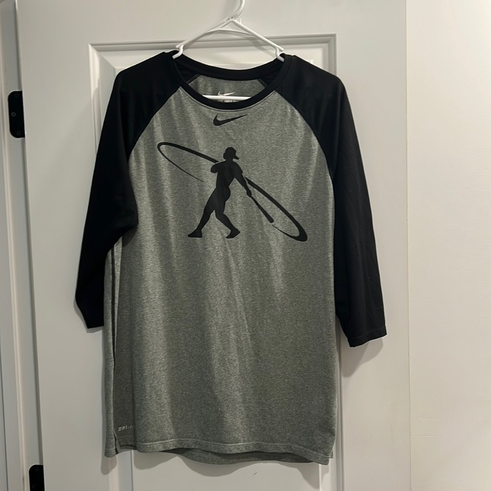 Nike Baseball 3/4 Sleeve Dri-fit Tee